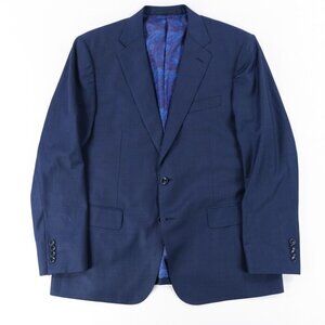 Suitability Custom 42R Navy 2 Button Sports Coat Jacket Notch Lapel 2 Vented